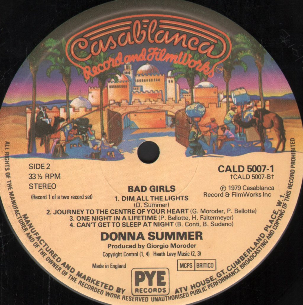 Donna Summer - Bad Girls - Double Lp