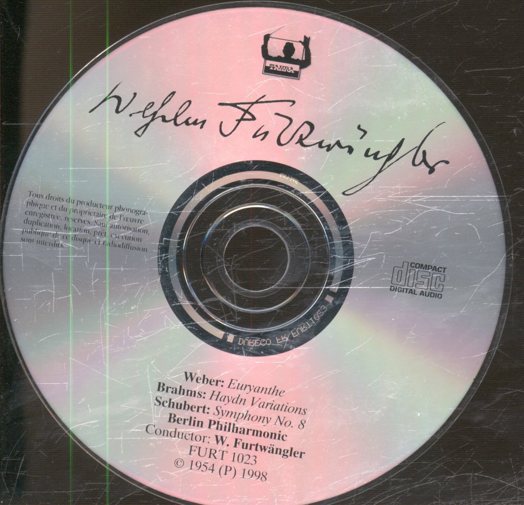 Wilhelm Furtwangler - In Paris 4 May 1954 - Double Cd