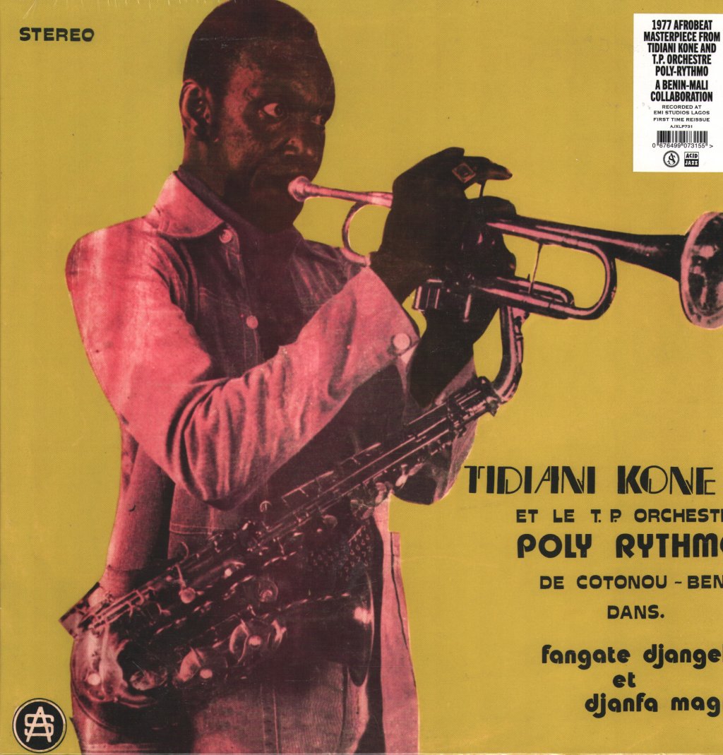 Tidiani Kone Et Le T.p. Orchestre Poly-Rythmo de Cotonou-Benin - Fangate Djangele Et Djanfa Magni - Lp
