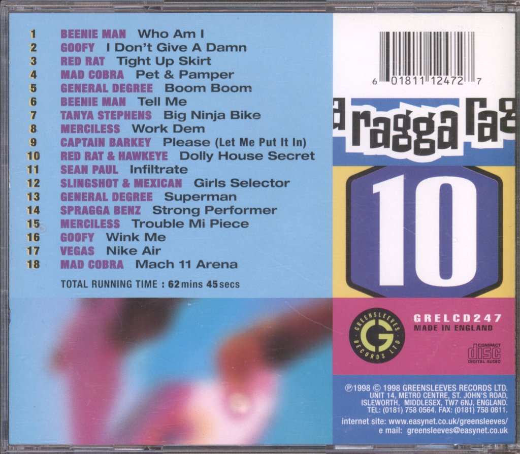 Various Artists - Ragga Ragga Ragga! 10 - Cd
