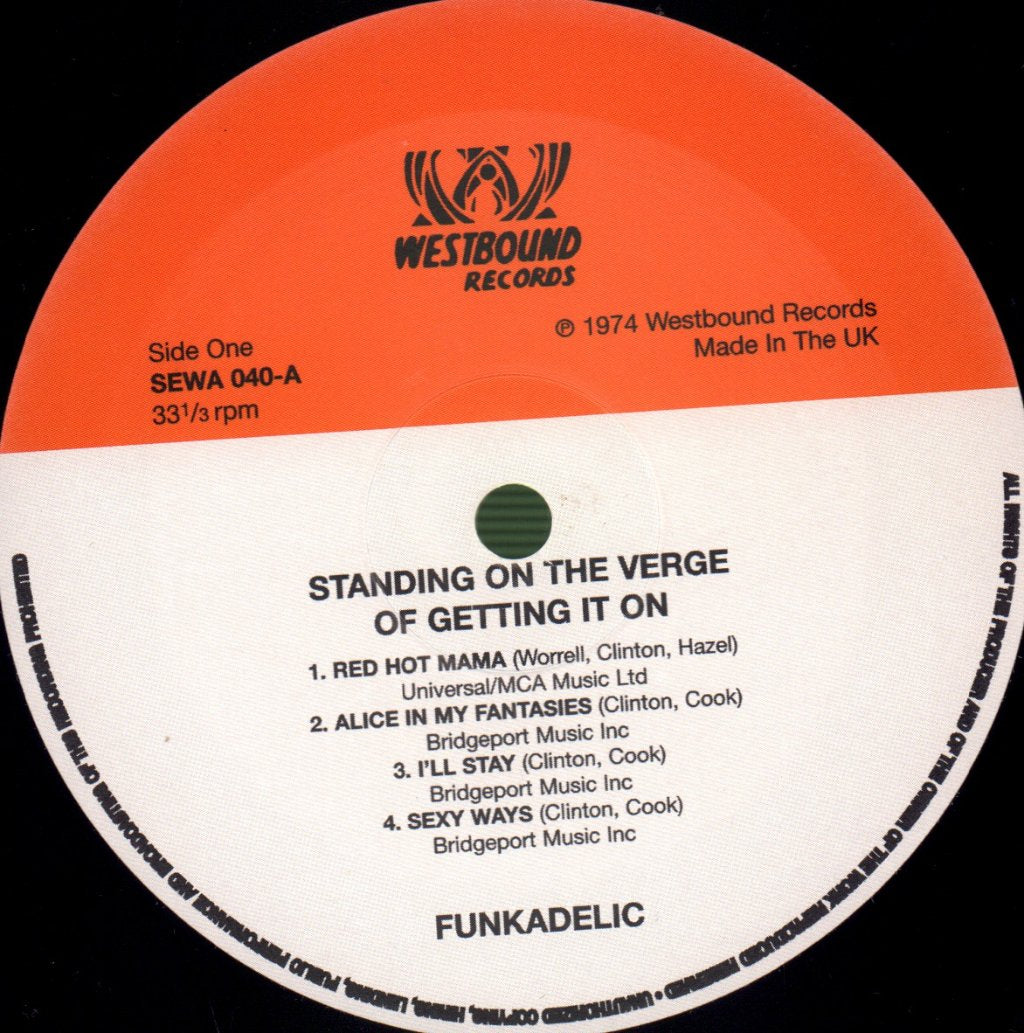 Funkadelic - Standing On The Verge Of Getting It On - Lp