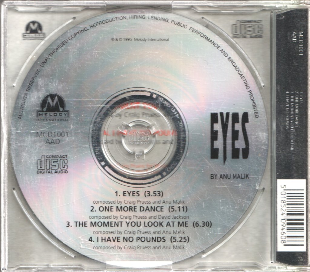 Anu Malik - Eyes - Cd