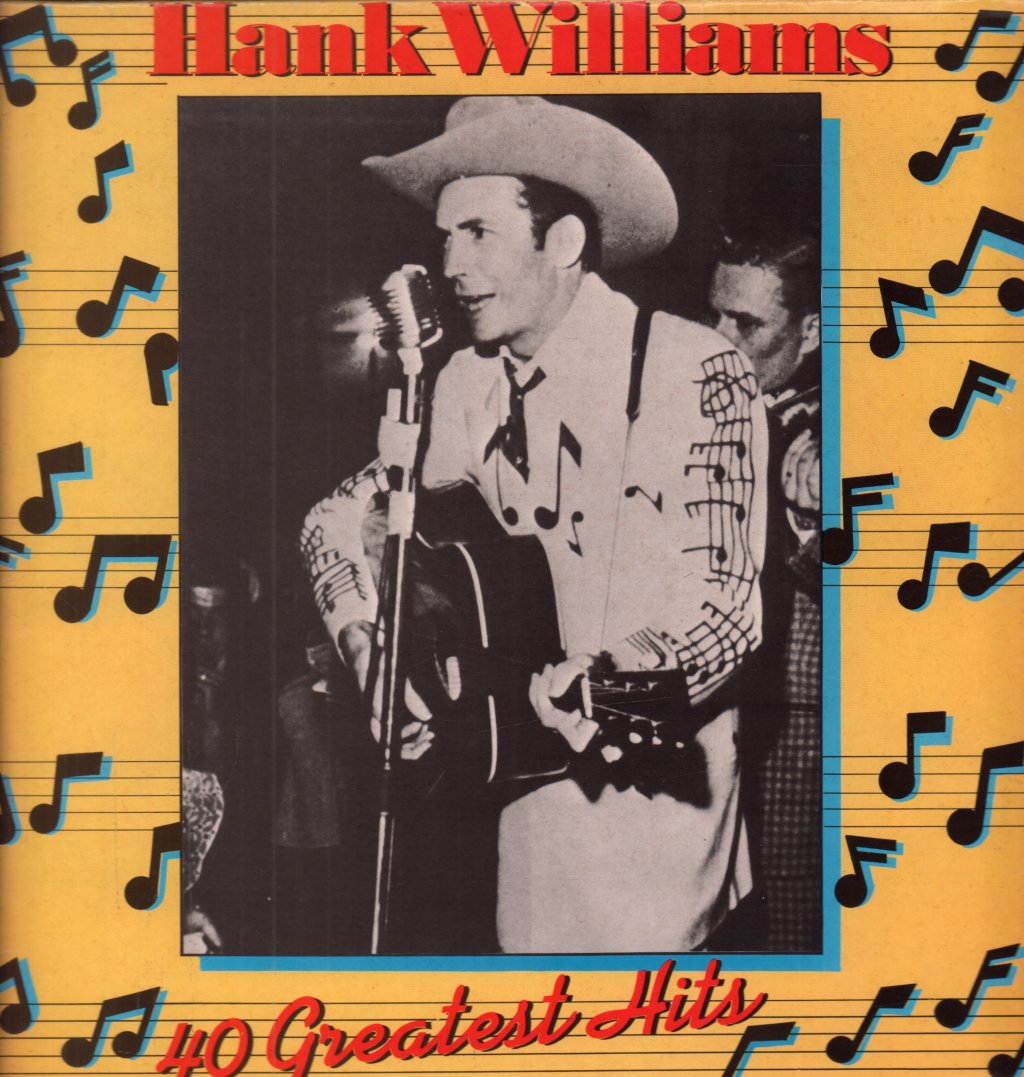 Hank Williams - 40 Greatest Hits - Double Lp