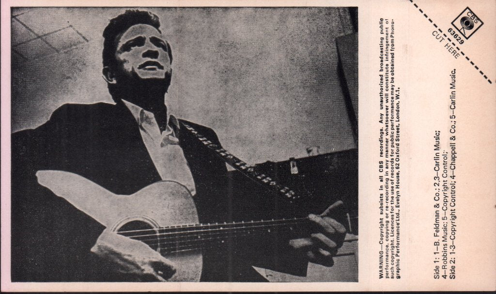 Johnny Cash - At San Quentin - Cassette