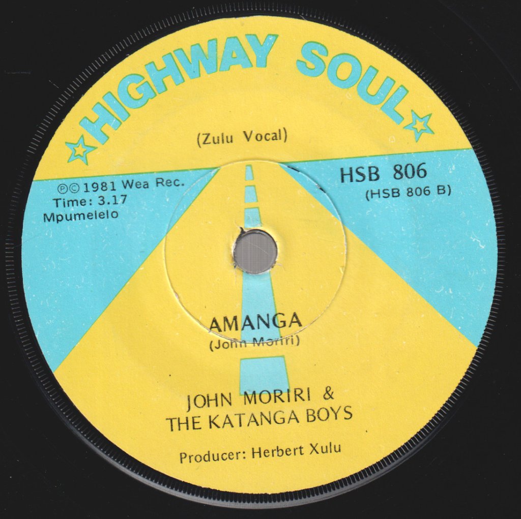 John Moriri and the Katanga Boys - Mafika - 7 Inch