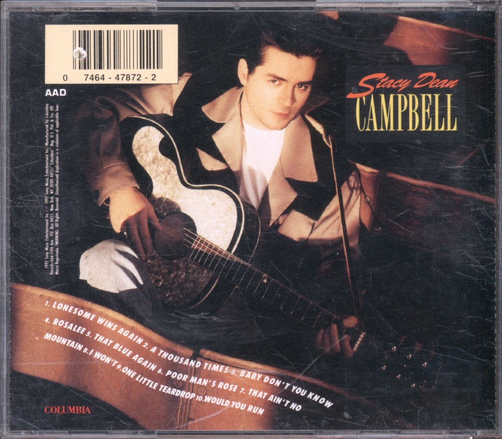 Stacy Dean Campbell - Lonesome Wins Again - Cd