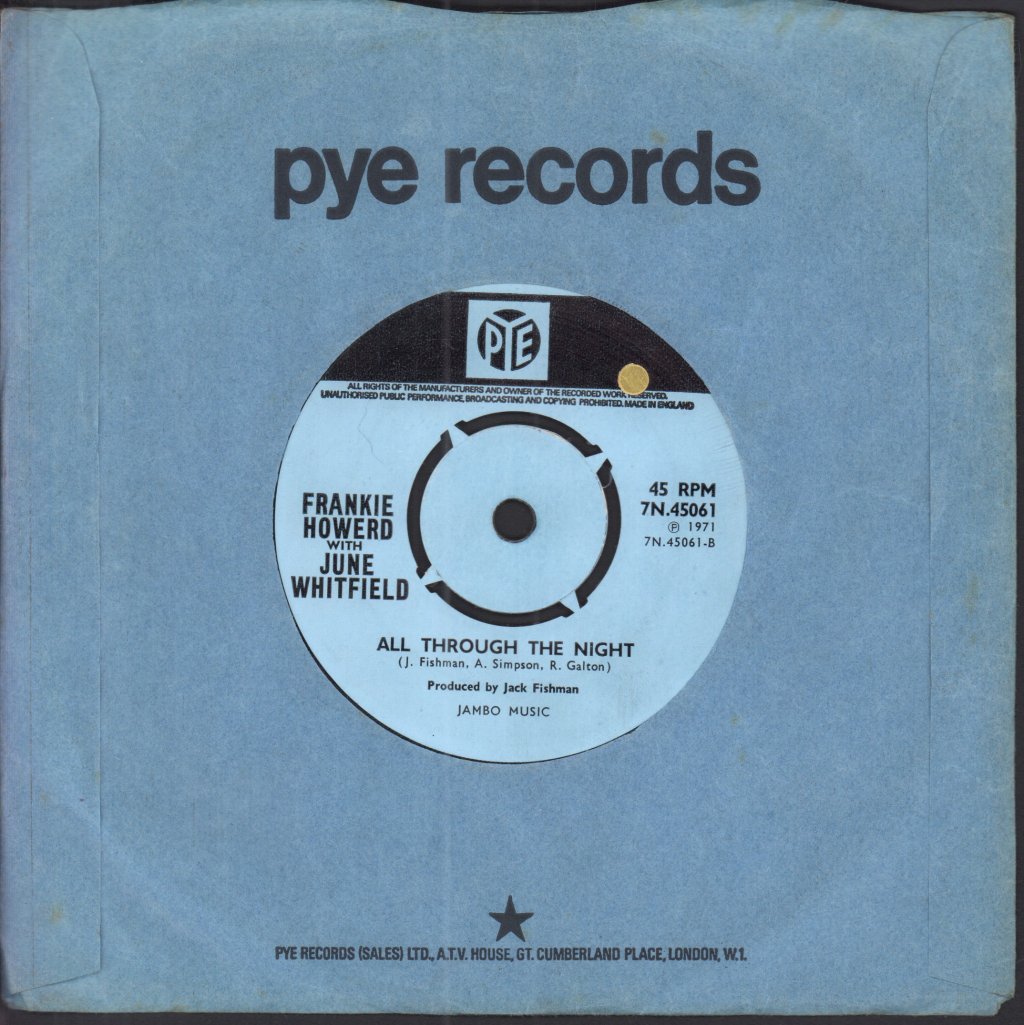 Frankie Howerd With June Whitfield - Up Je T'aime - 7 Inch