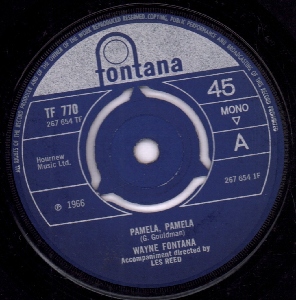 Wayne Fontana - Pamela Pamela - 7 Inch