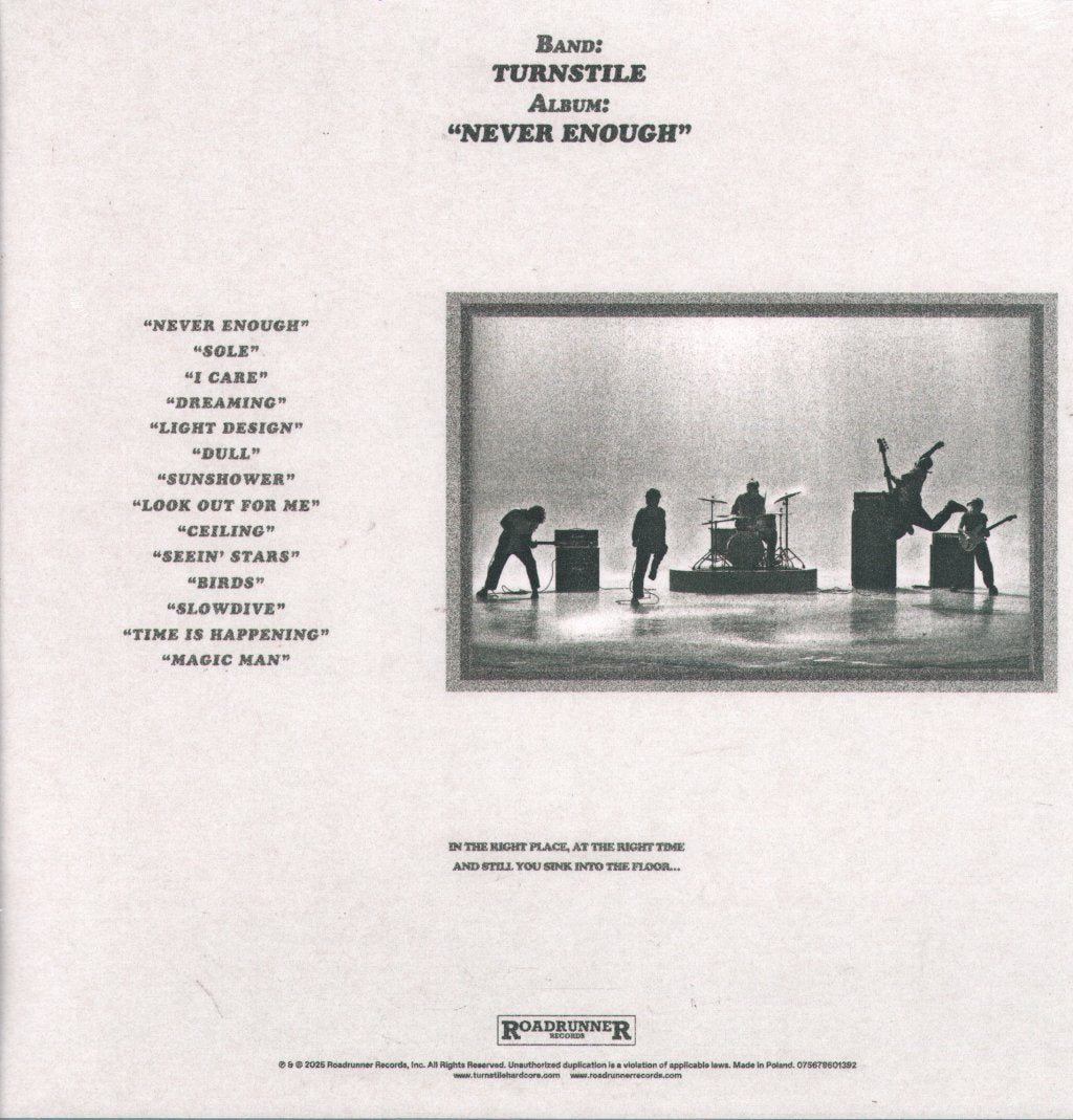 Turnstile - Never Enough - Lp