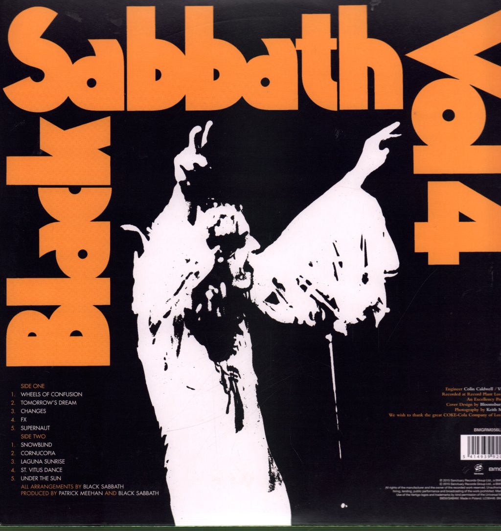 Black Sabbath - Vol 4 - Lp