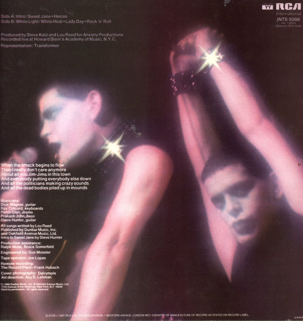 Lou Reed - Rock 'N' Roll Animal - Lp