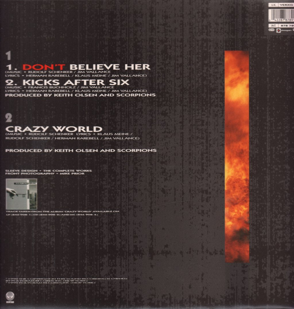 Scorpions - Don't Believe Her - 12 Inch