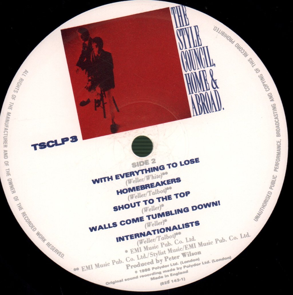 Style Council - Home And Abroad (Live) - Lp