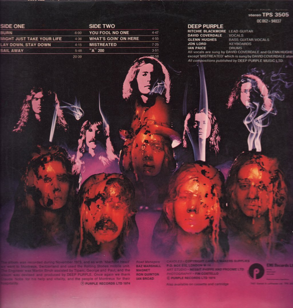 Deep Purple - Burn - Lp