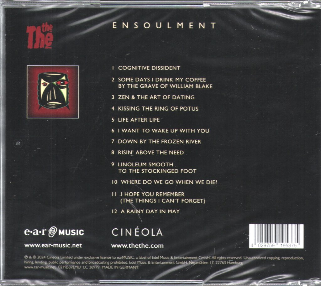 The The - Ensoulment - Cd