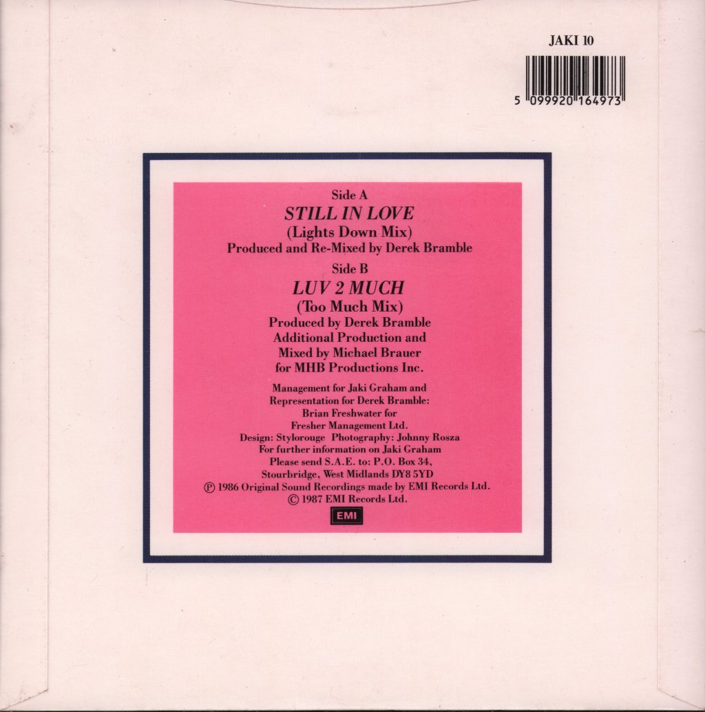 Jaki Graham - Still In Love - 12 Inch