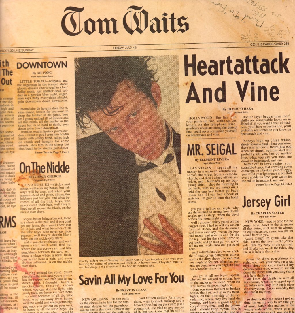 Tom Waits - Heartattack And Vine - Lp