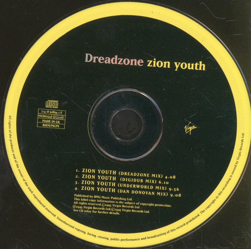 Dreadzone - Zion Youth - Cd