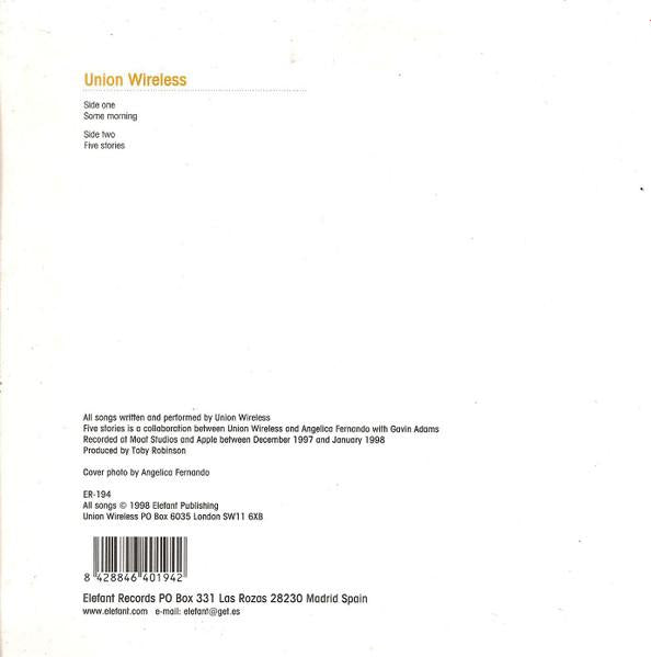 Union Wireless - Some Morning - 7 Inch