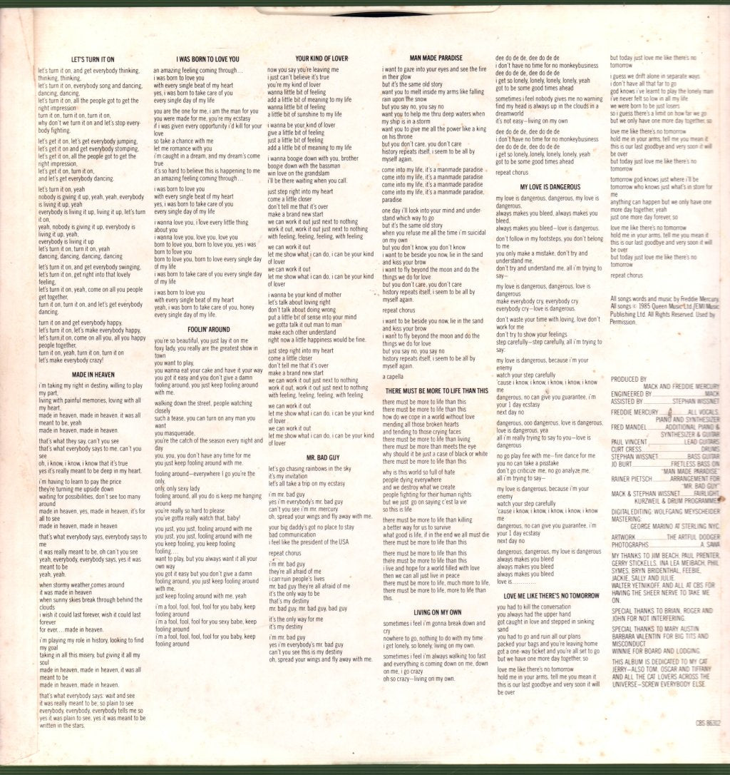 Freddie Mercury - Mr Bad Guy - Lp