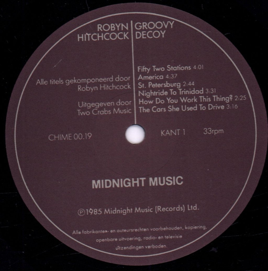 Robyn Hitchcock - Groovy Decoy - Lp