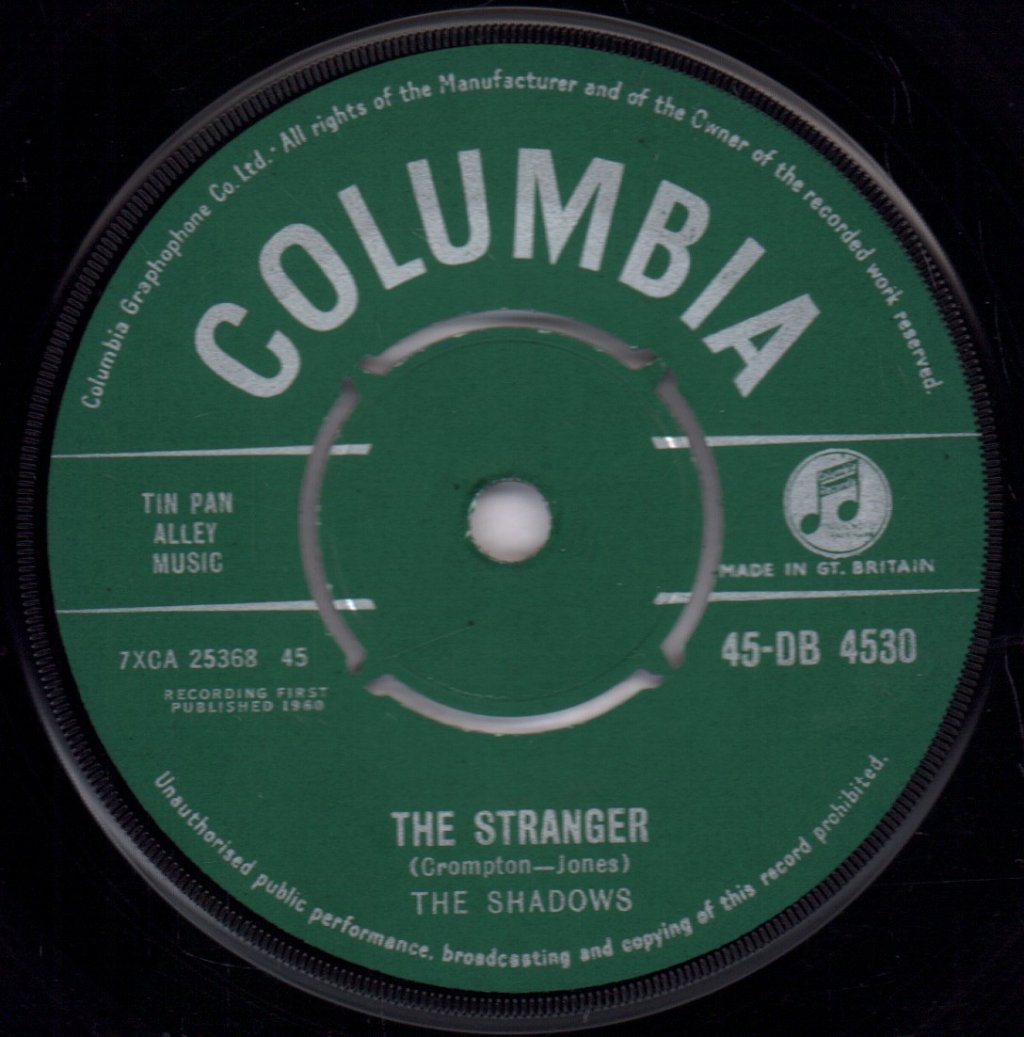 Shadows - Man Of Mystery - 7 Inch