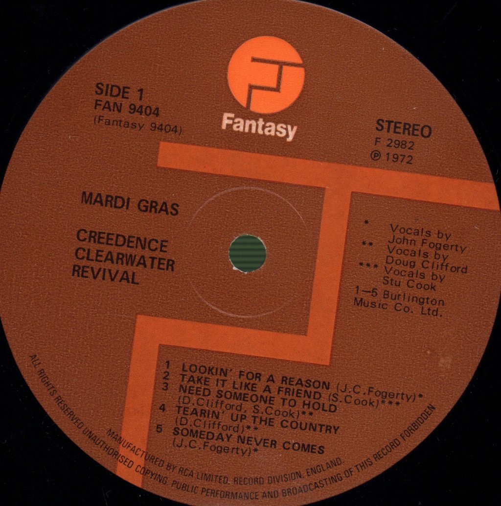 Creedence Clearwater Revival - Mardi Gras - Lp