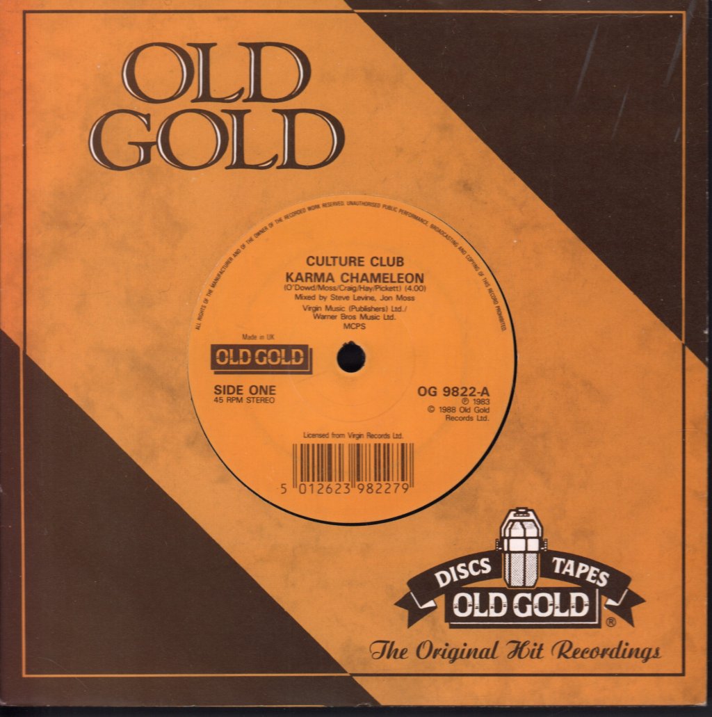 Culture Club - Karma Chameleon - 7 Inch