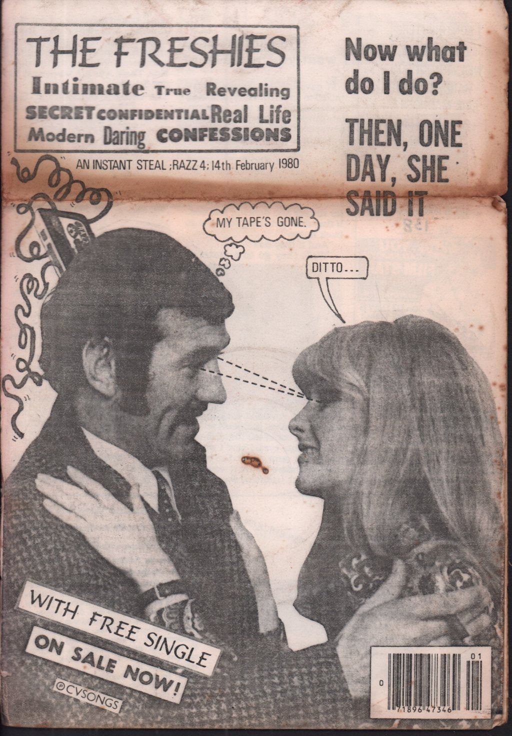Freshies - My Tape's Gone - 7 Inch