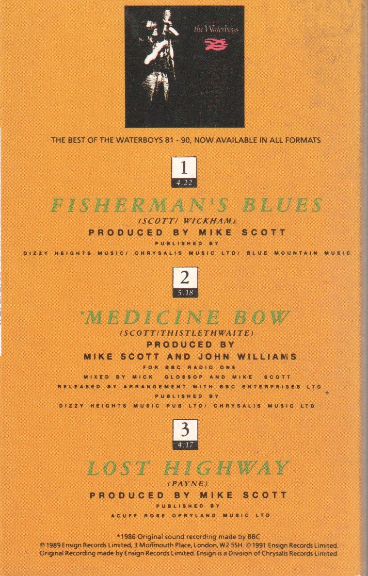 Waterboys - Fisherman's Blues - Cassette