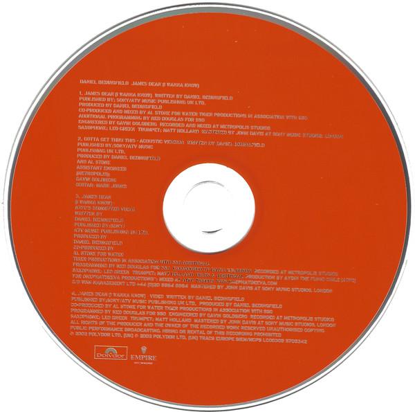 Daniel Bedingfield - James Dean (I Wanna Know) - Cd