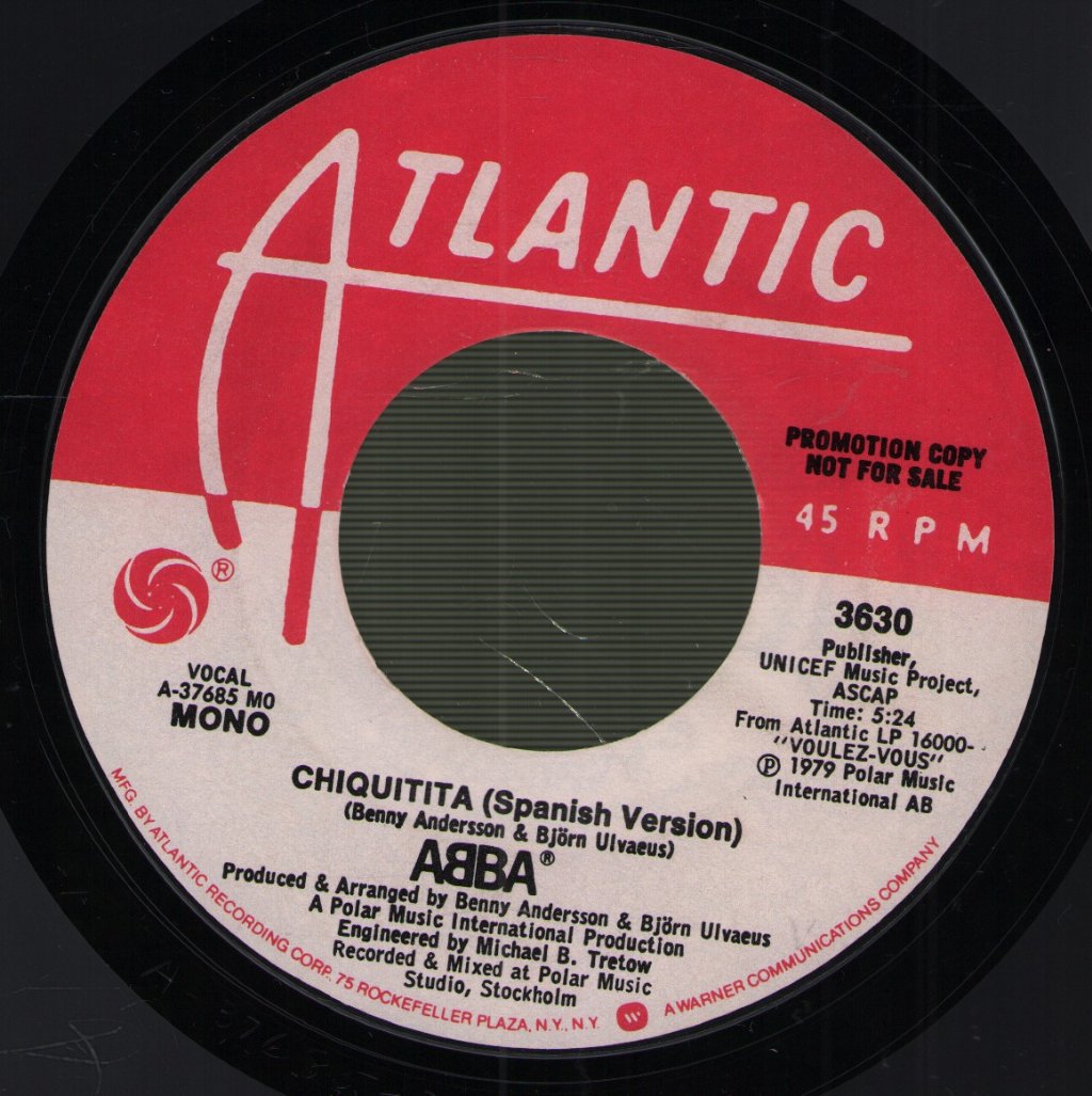ABBA - Chiquitita (Spanish Version) - 7 Inch