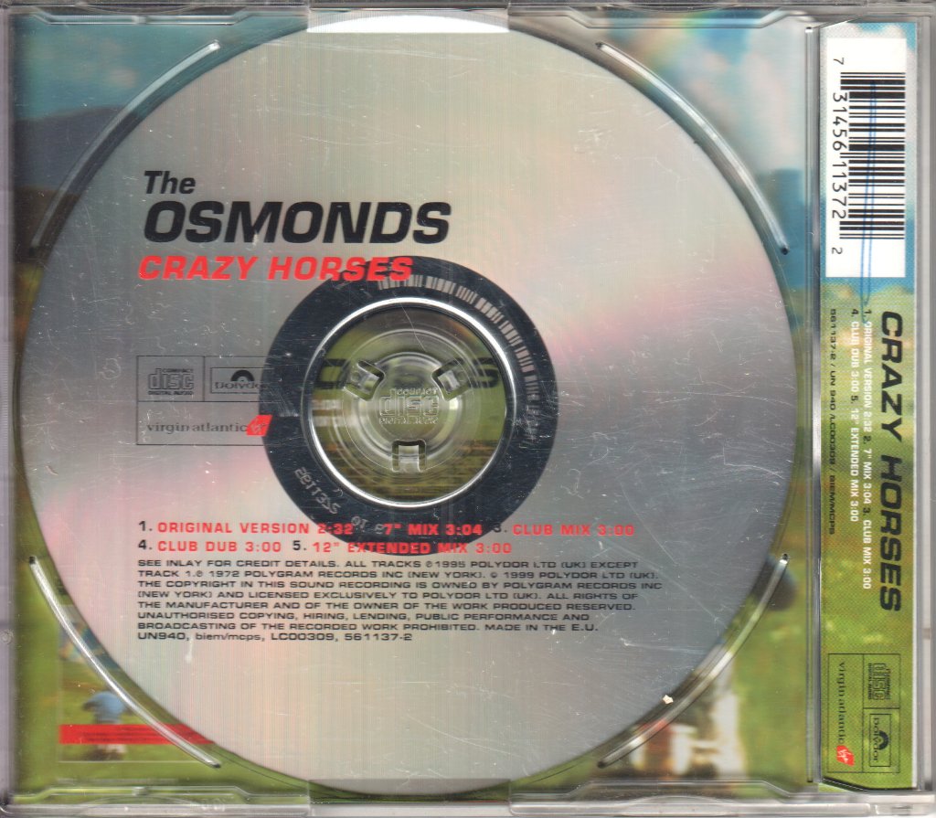 Osmonds - Crazy Horses - Cd