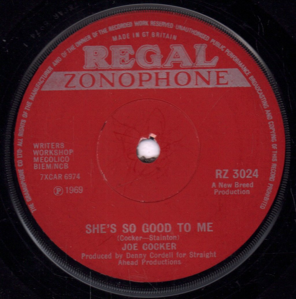Joe Cocker - Delta Lady - 7 Inch