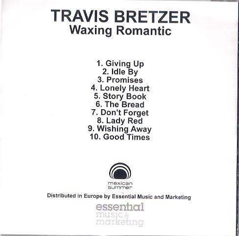 Travis Bretzer - Waxing Romantic - Cdr
