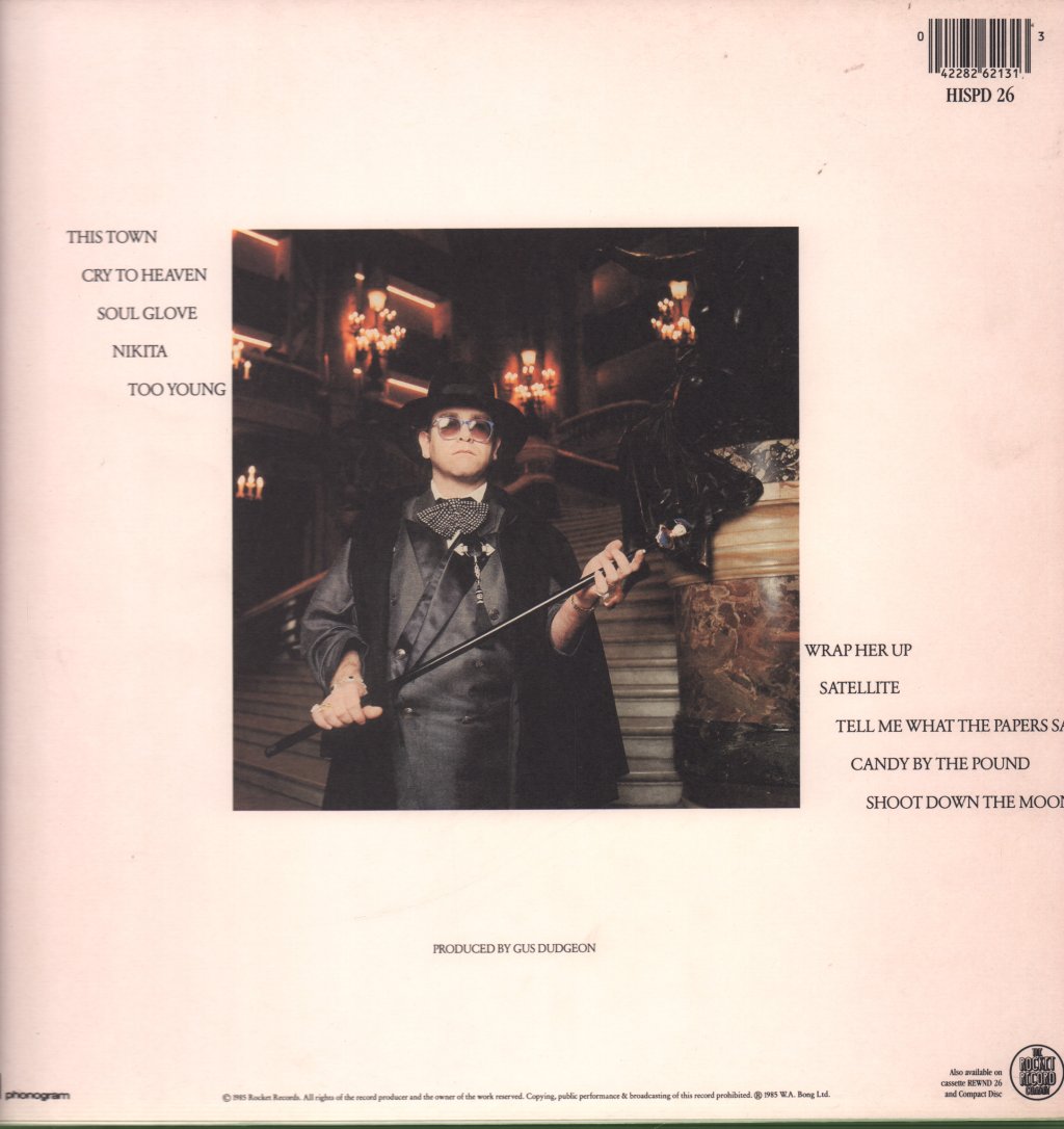 Elton John - Ice On Fire - Lp