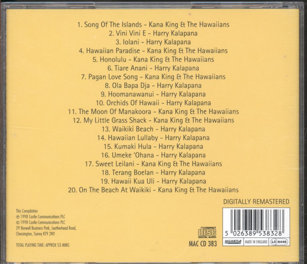 Various Artists - Music Of Hawaii - Cd