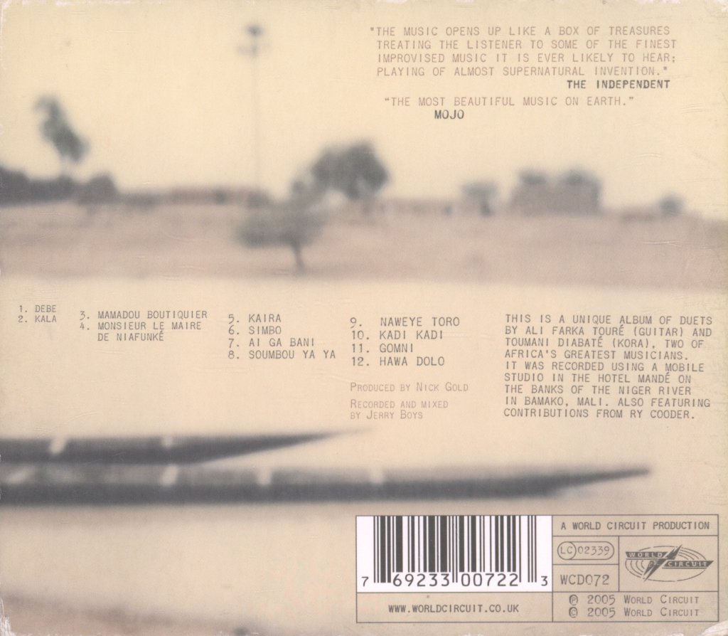 Ali Farka Touré & Toumani Diabaté - In The Heart Of The Moon - Cd