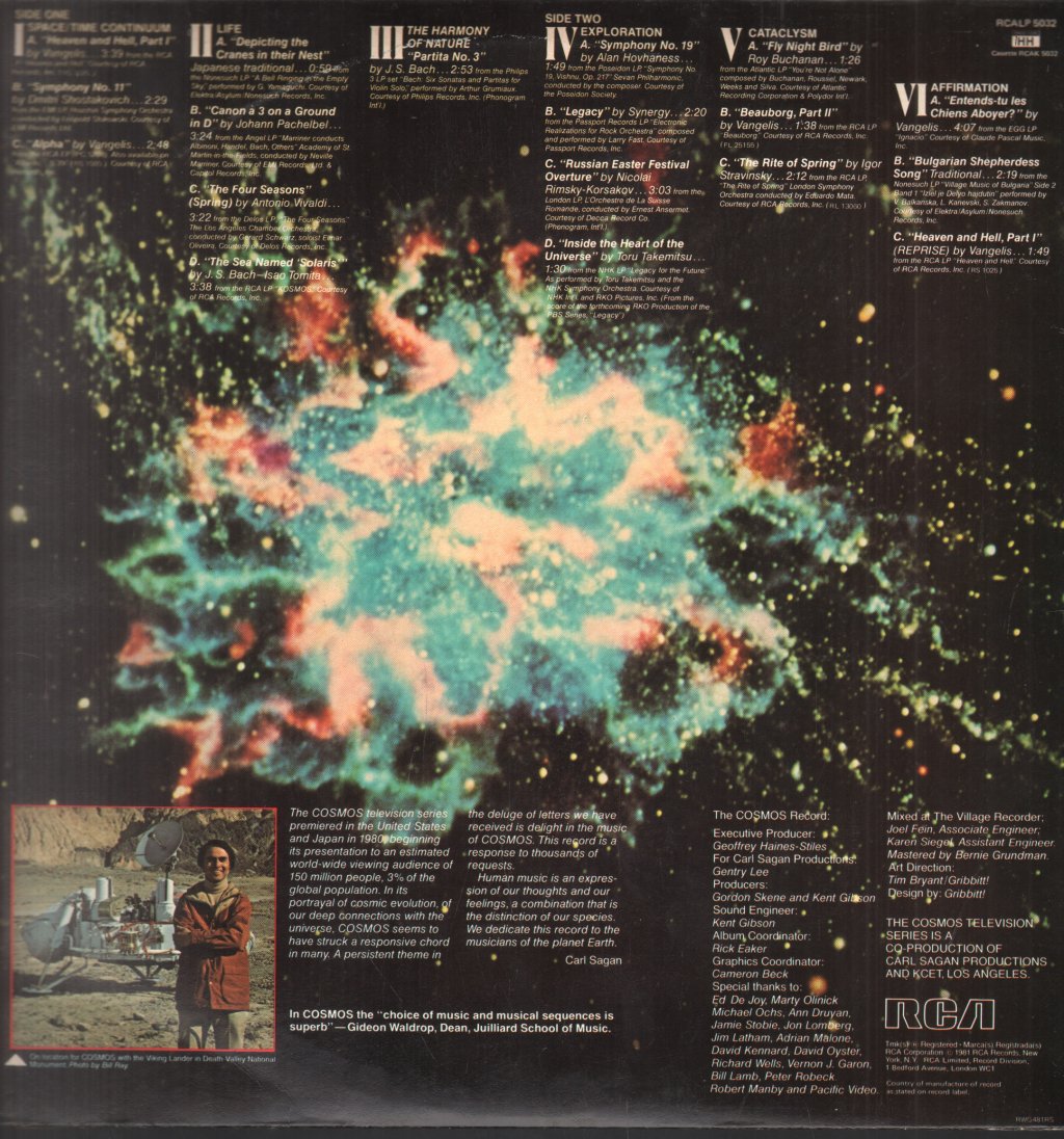 Music Of Cosmos - Selections From The Score Of Psb Television Series - Lp