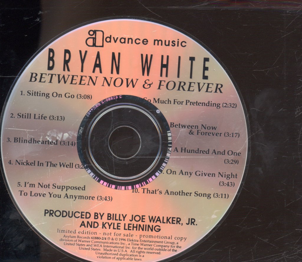 Bryan White - Between Now & Forever - Cd
