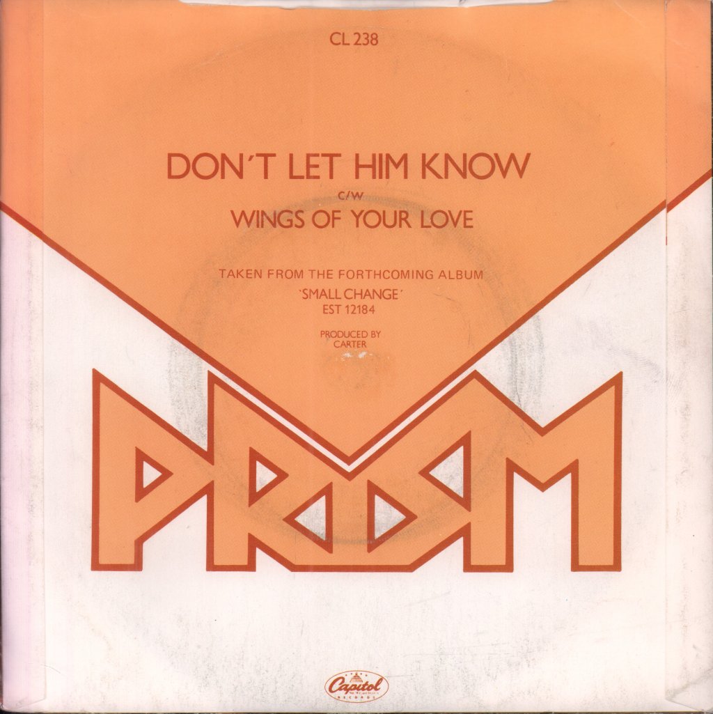 Prism - Don't Let Him Know - 7 Inch