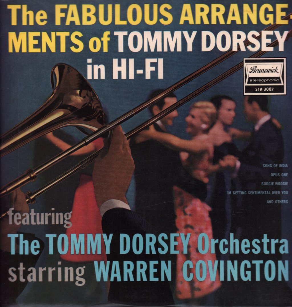 Tommy Dorsey Orchestra Starring Warren Covington - Fabulous Arrangements Of Tommy Dorsey In Hi-Fi - Lp