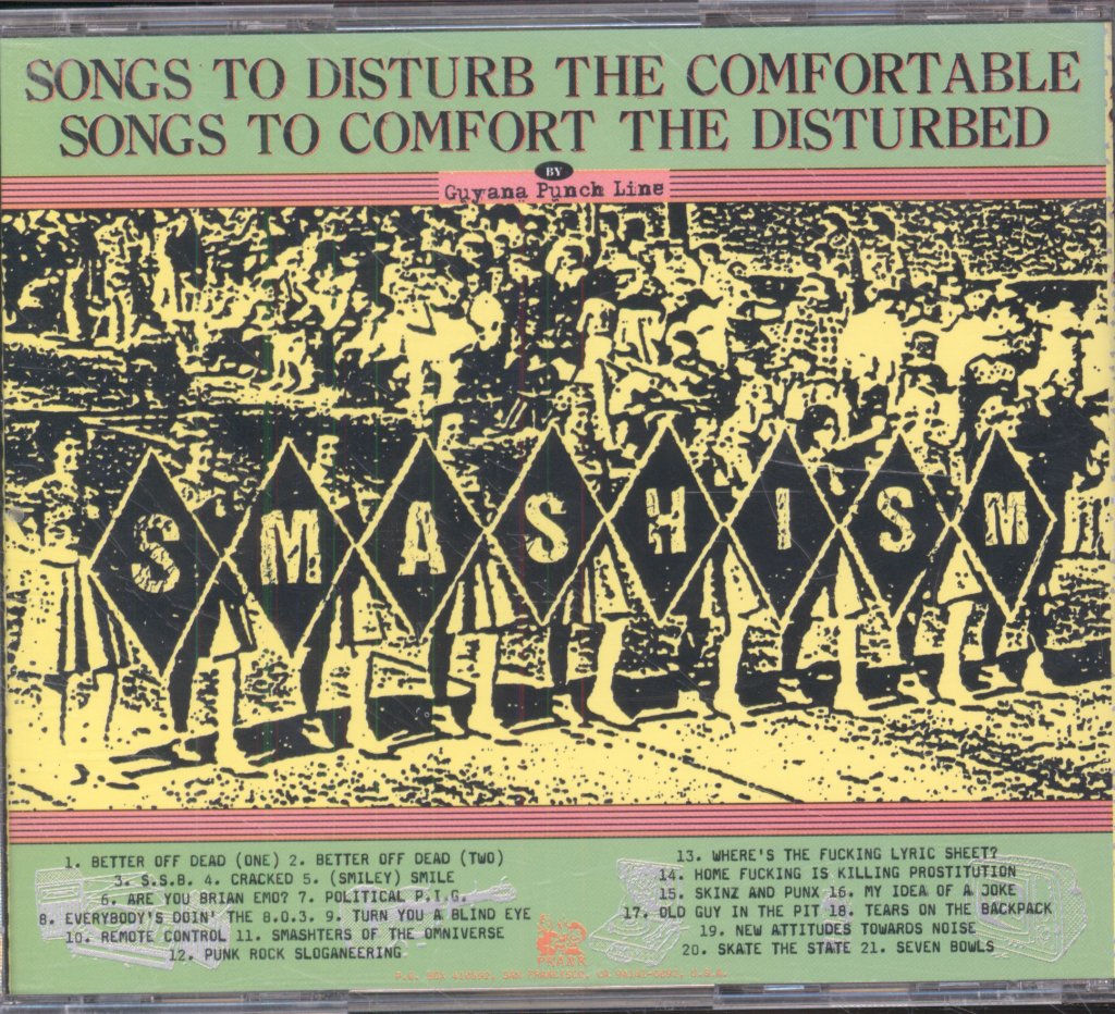 Guyana Punch Line - Irritainment:  Songs To Disturb The Comfortable, Songs To Comfort The Disturbed - Cd