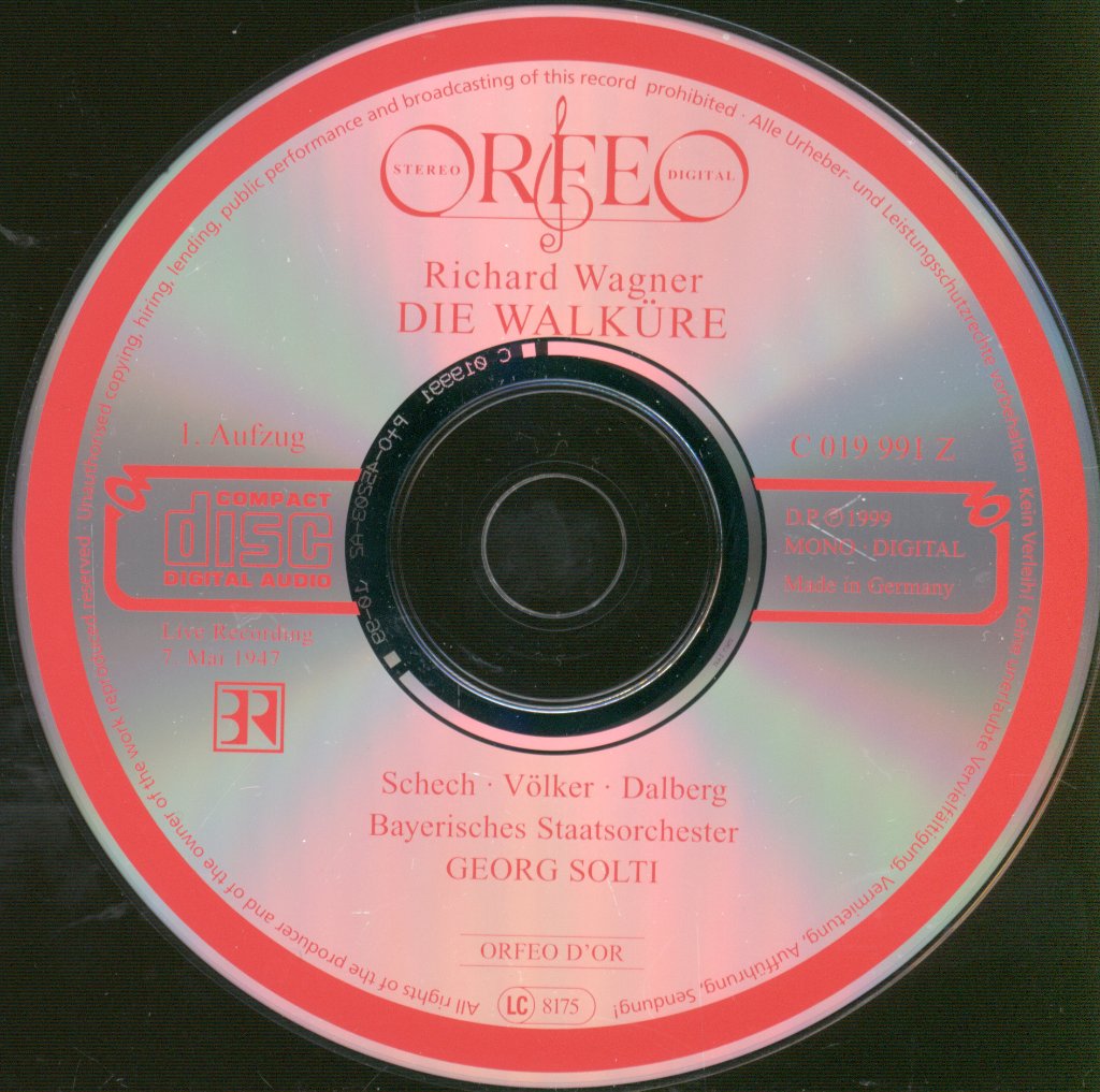 Georg Solti - Wagner - Die Walküre - Cd