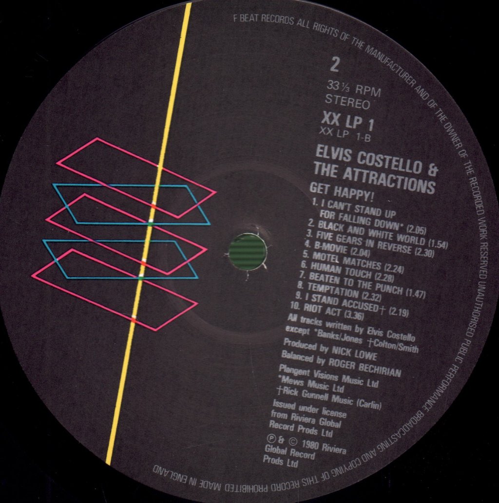 Elvis Costello - Get Happy - Lp