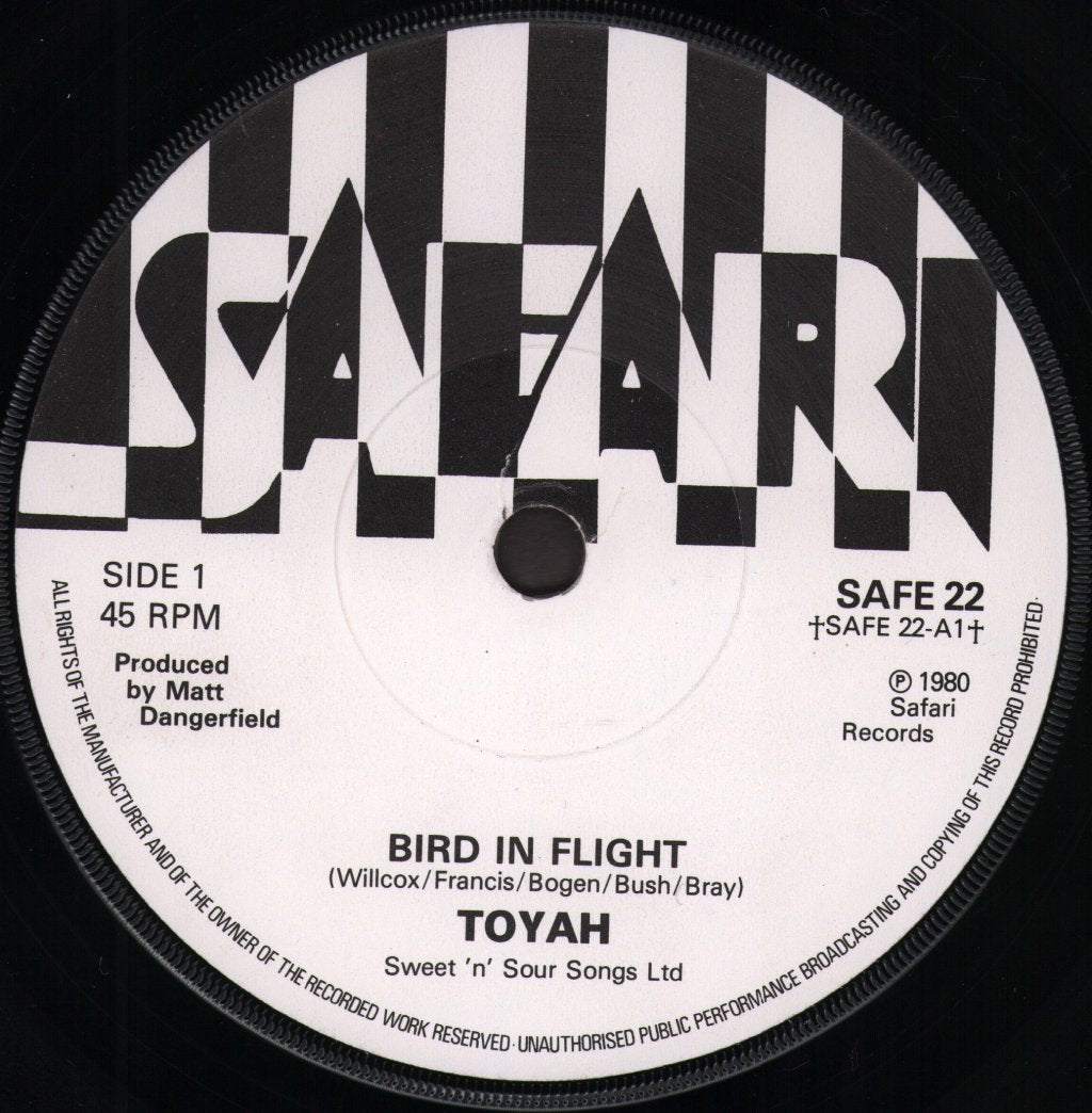 Toyah - Bird In Flight - 7 Inch