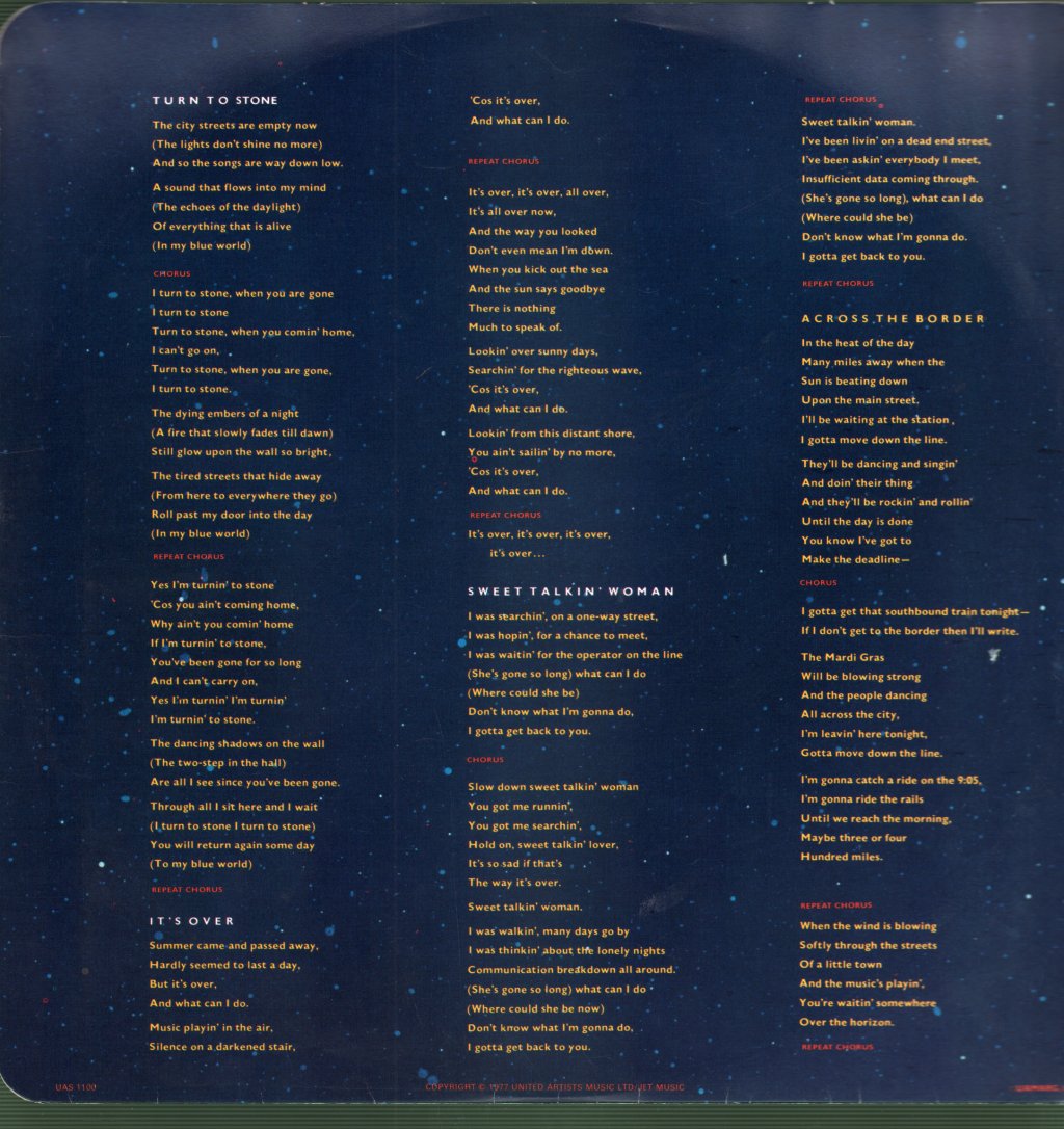 Electric Light Orchestra - Out Of The Blue - Double Lp