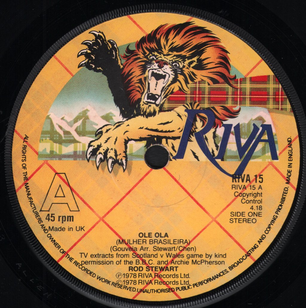 Rod Stewart - Ole Ola - 7 Inch