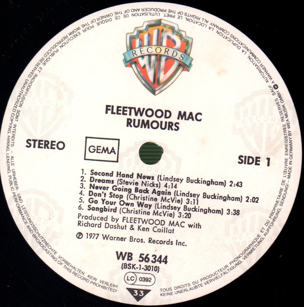 Fleetwood Mac - Rumours - Lp
