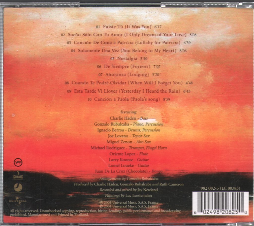 Charlie Haden - Land Of The Sun = La Tierra Del Sol - Cd